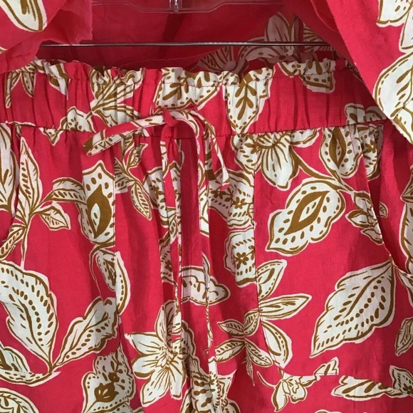 Every Two Piece Lien Blend Short Set Summer Beach Casual Top XS Bottom Small - Picture 6 of 10